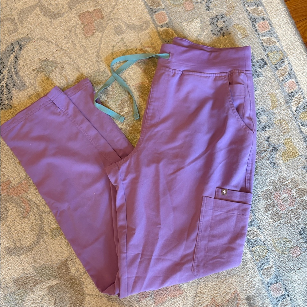 Figs Lilac Scrub Pants